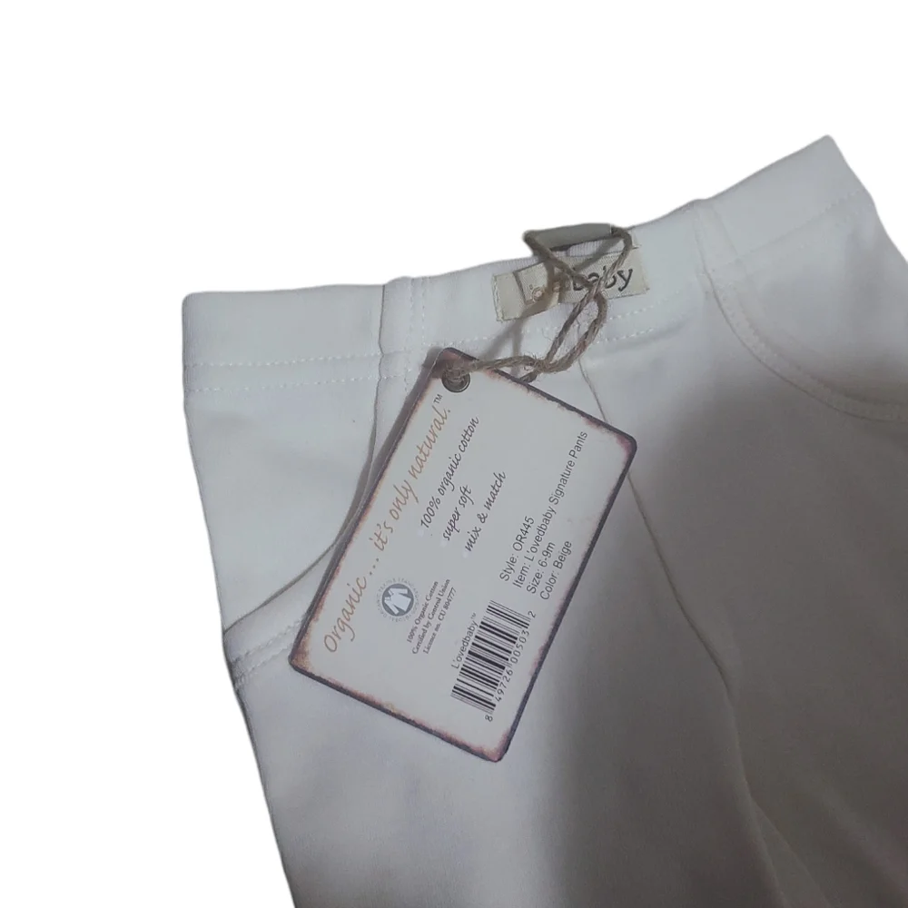 L'oved baby, 6 month, cream pants - Picture 2 of 3